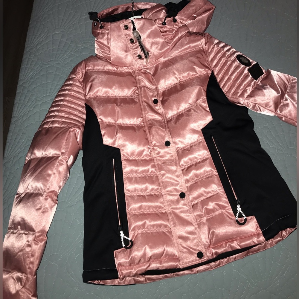 Superdry snow pink jacket